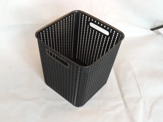 30year Injection Mould Maker Customized Plastic Rectangle Rattan Storage Basket Organizer Mould 